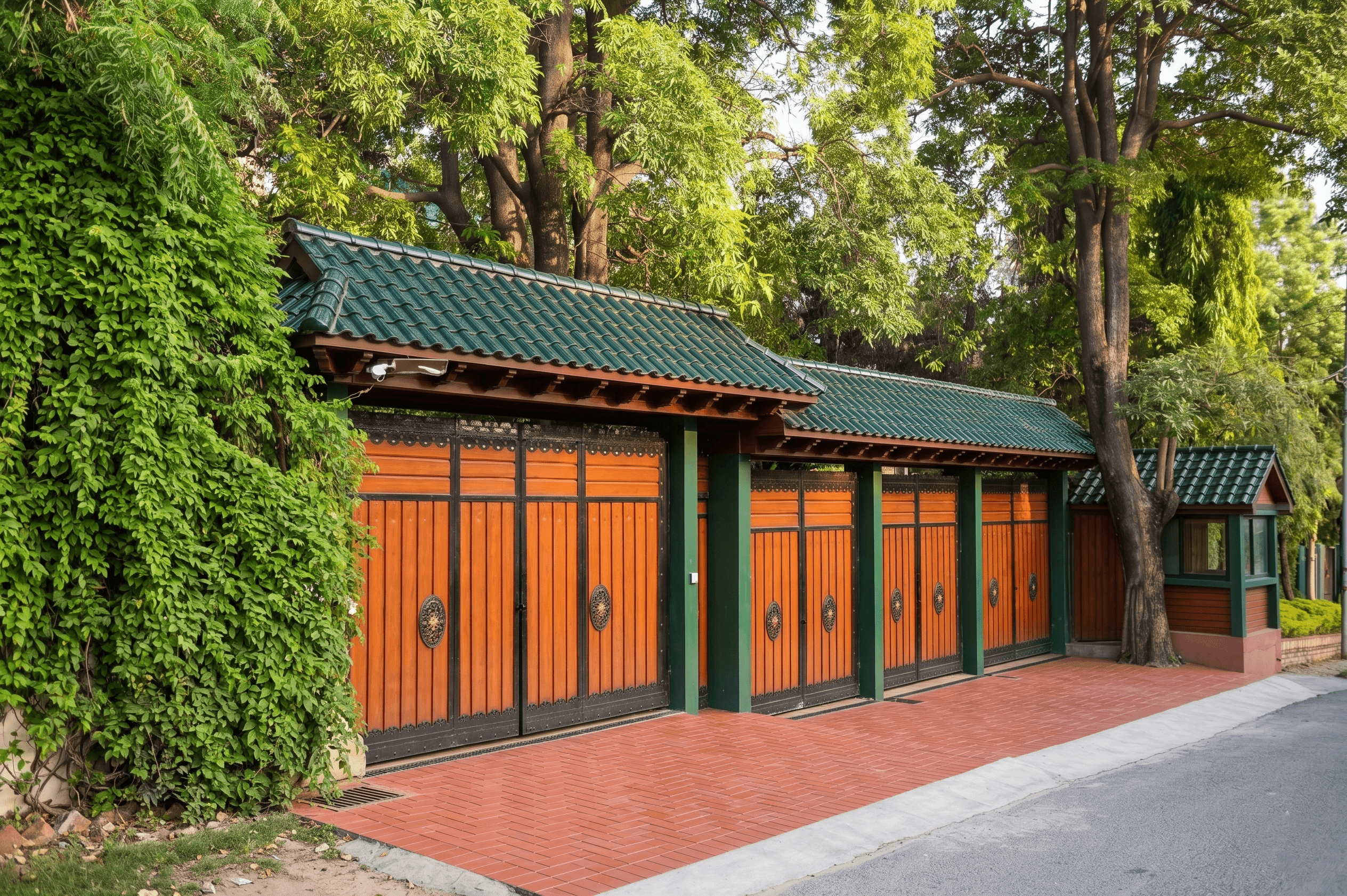 GreenLux Residency secure gated entry
